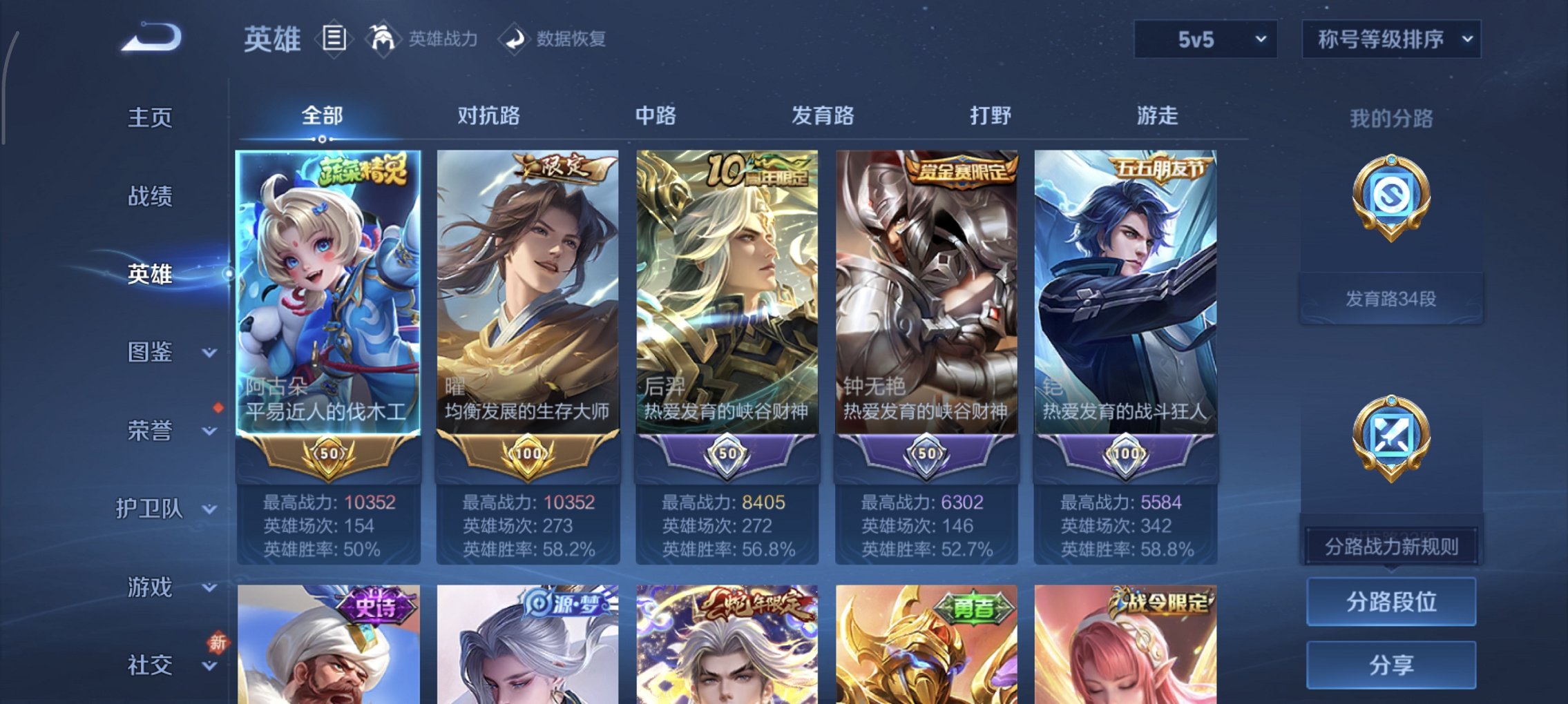 WZCMW4160773王者荣耀账号详情图3