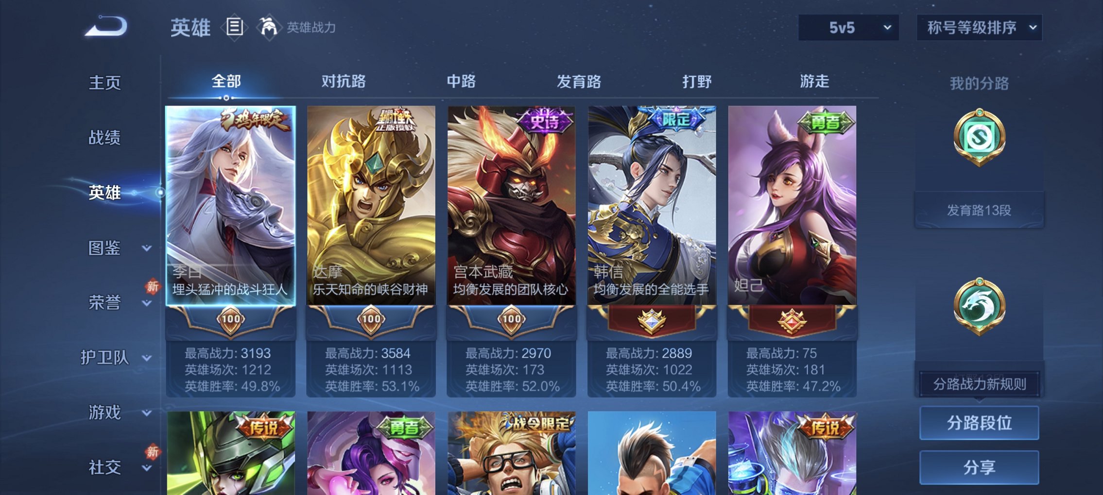 WZCMW4163114王者荣耀账号详情图4