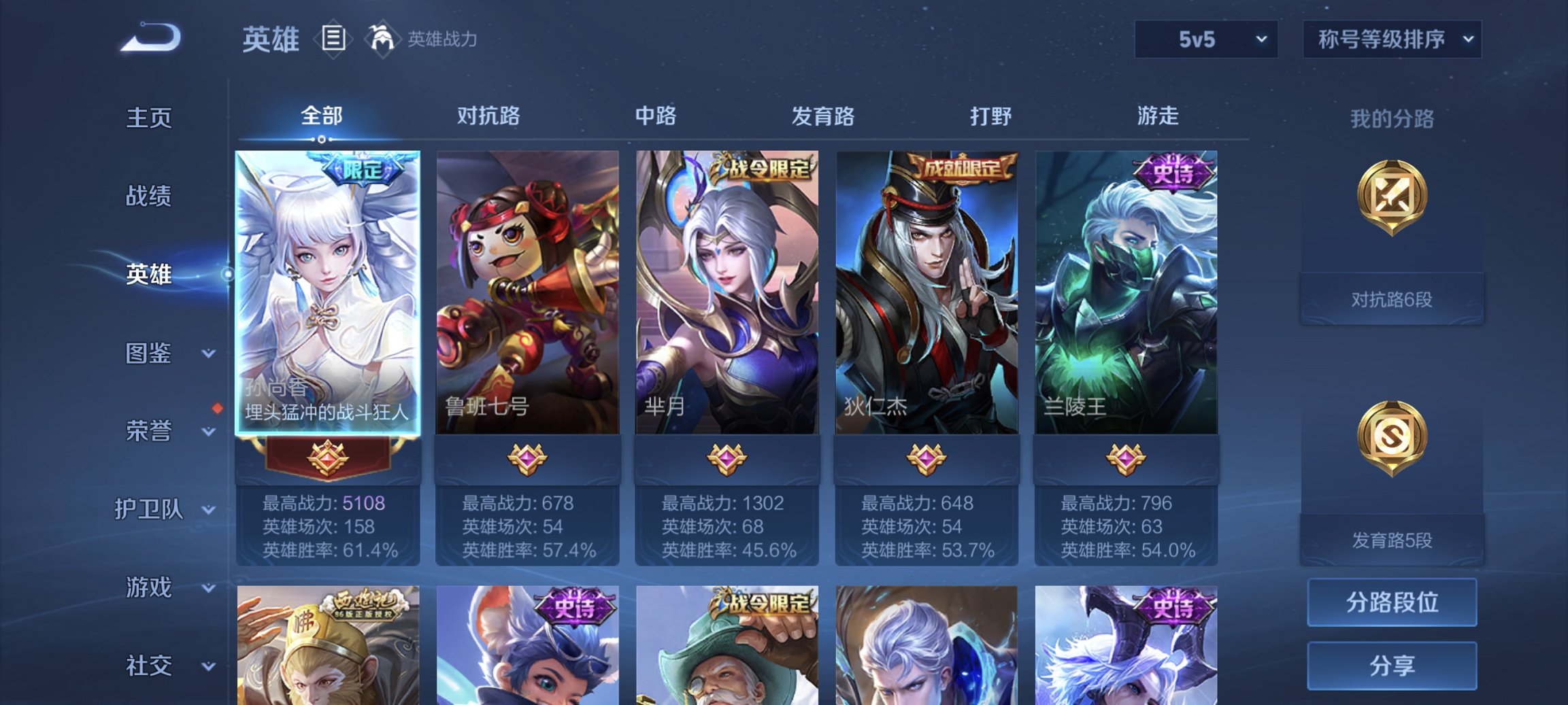 WZCMW4177561王者荣耀账号详情图6