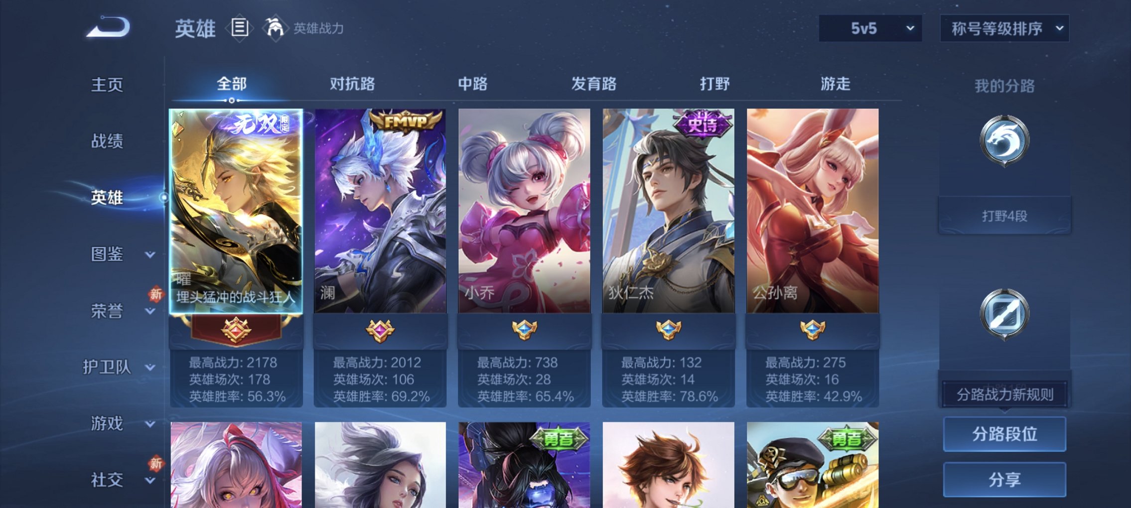 WZCMW4170868王者荣耀账号详情图2