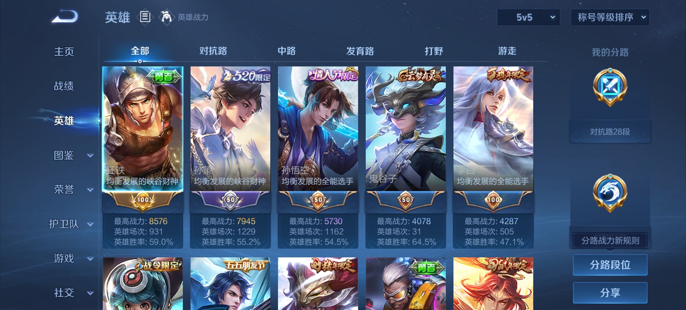 WZCMW4175197王者荣耀账号详情图2