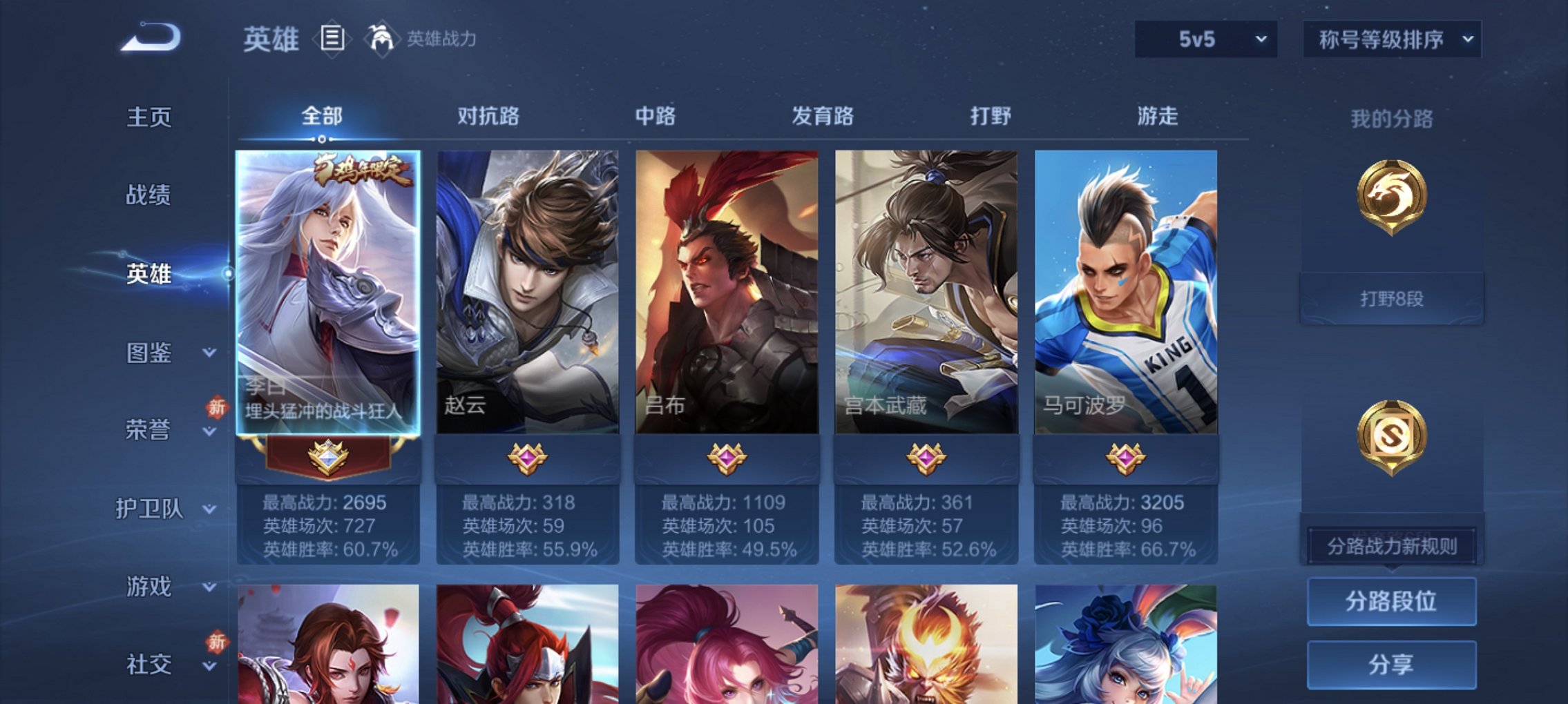 WZCMW4178125王者荣耀账号详情图5