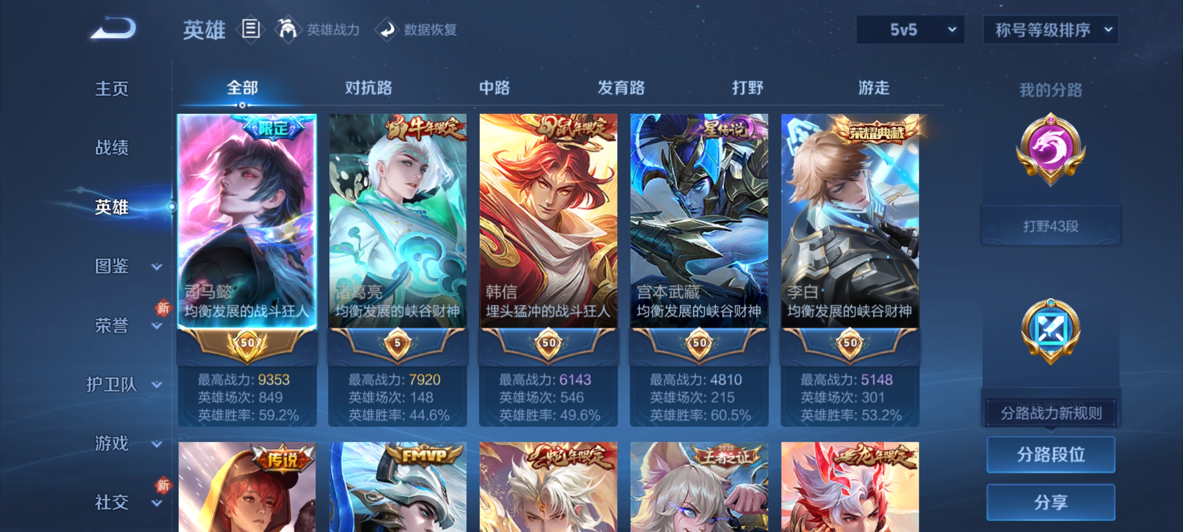 WZCMW4218168王者荣耀账号详情图3