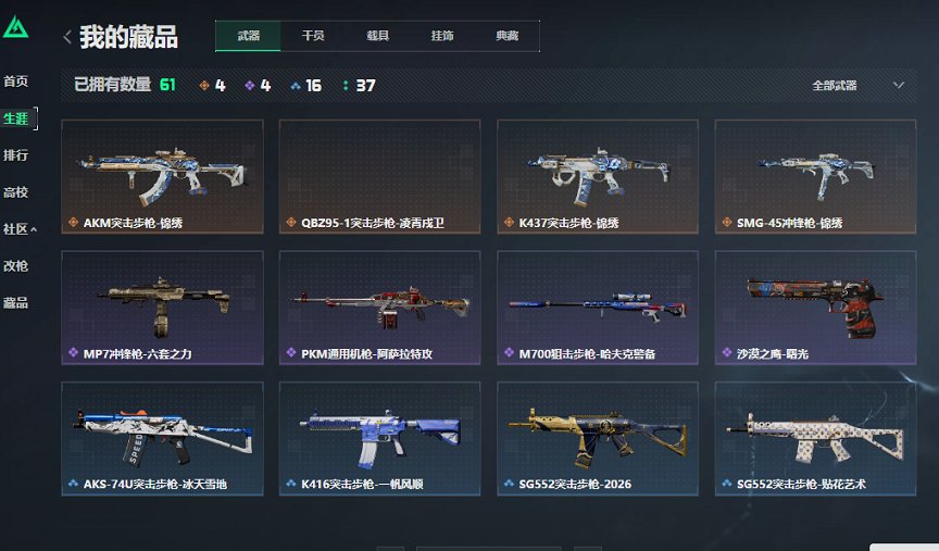 SJZCMW462602三角洲行动账号详情图10 SJZCMW462602三角洲行动账号详情图10