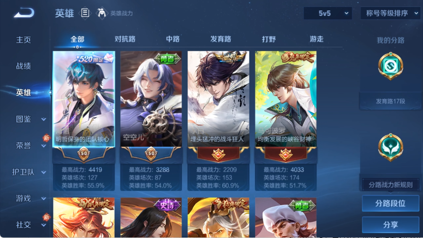 WZCMW4219039王者荣耀账号详情图3