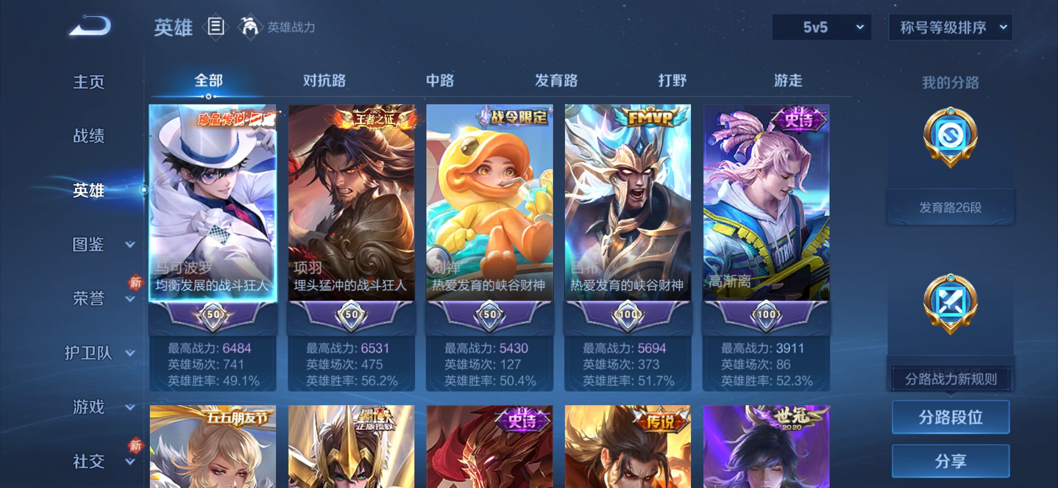 WZCMW4225480王者荣耀账号详情图4