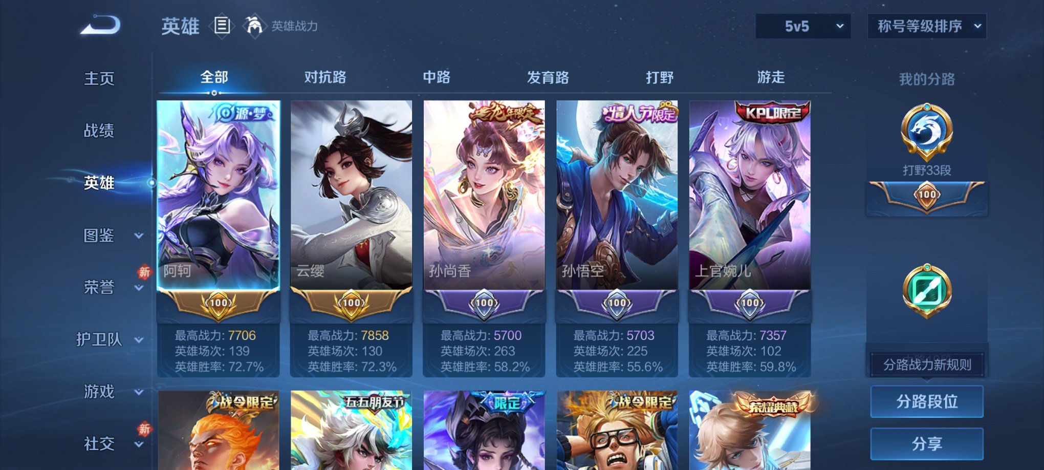 WZCMW4240552王者荣耀账号详情图6