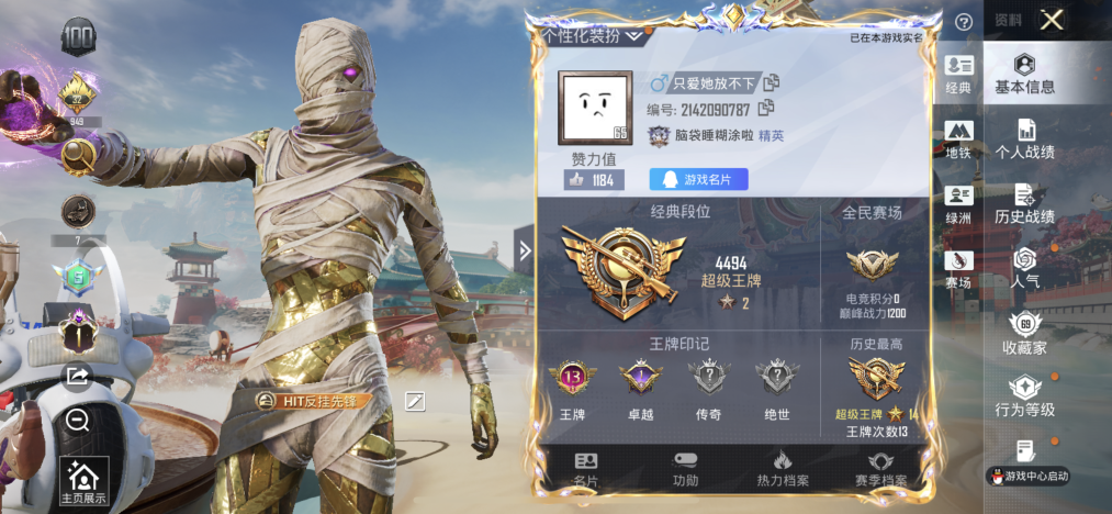 HPCMW4151053和平精英账号详情图2 HPCMW4151053和平精英账号详情图2