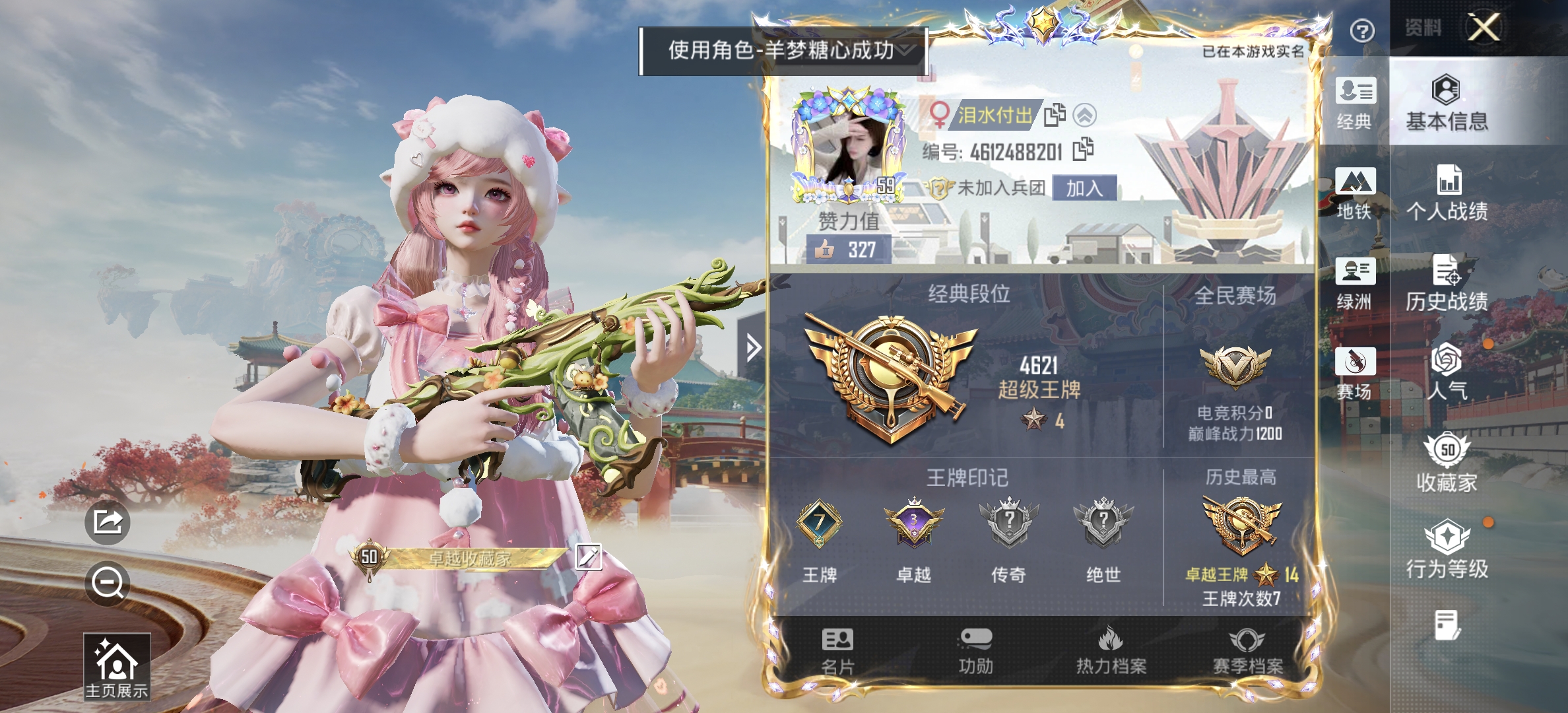 HPLX4149060和平精英账号详情图2