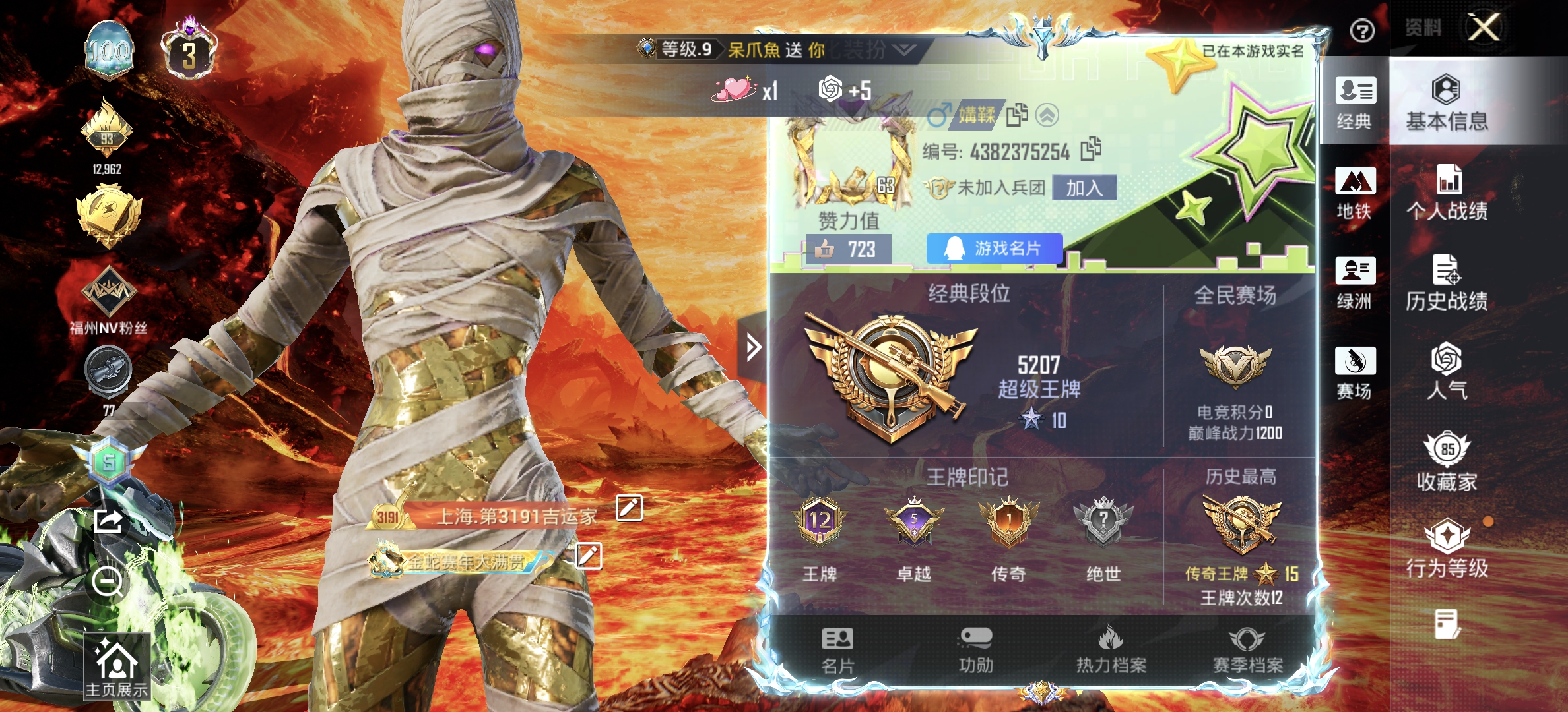 HPLX4149209和平精英账号详情图2