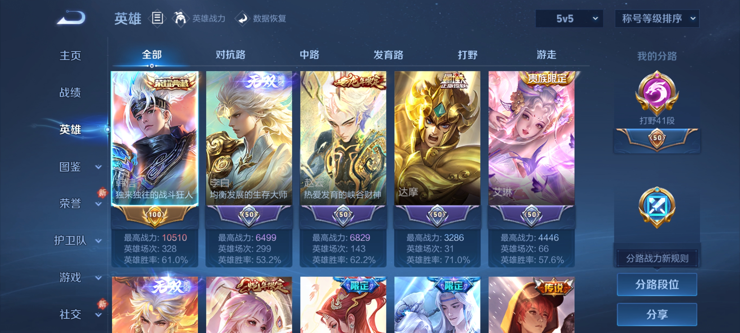 WZLX4268208王者荣耀账号详情图2