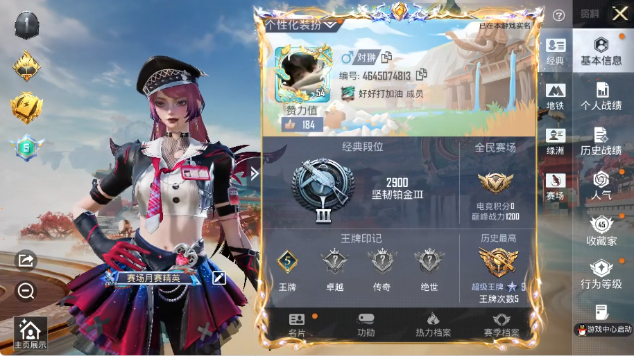 HPLX4150703和平精英账号详情图2