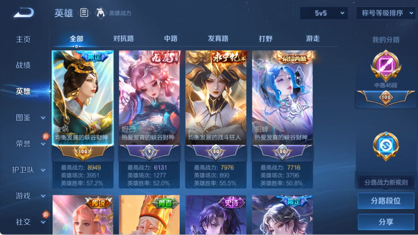 WZLX4269189王者荣耀账号详情图3