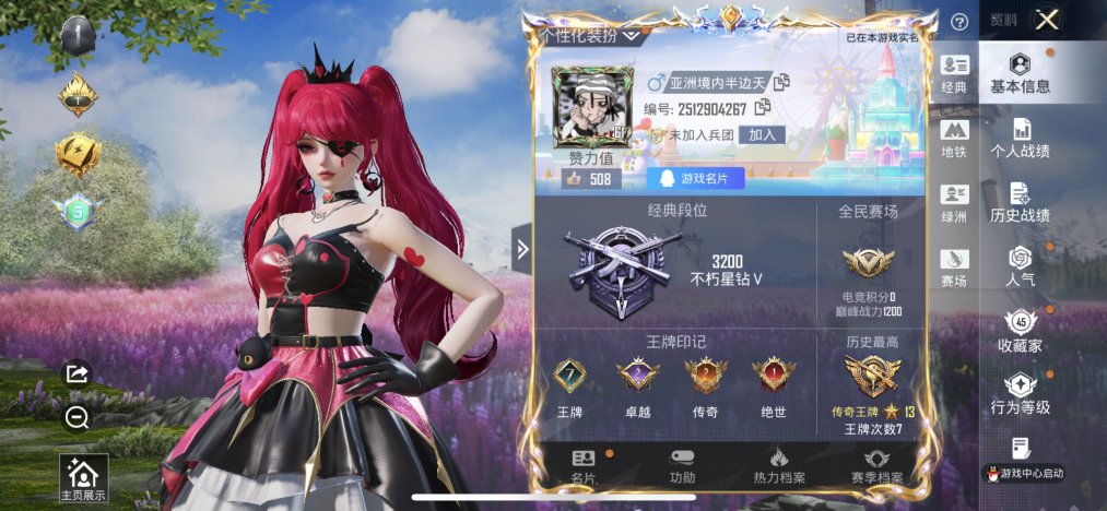 HPLX4152236和平精英账号详情图2