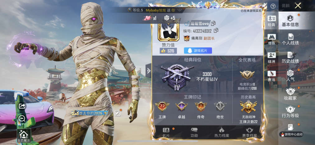 HPLX4152205和平精英账号详情图2 HPLX4152205和平精英账号详情图2