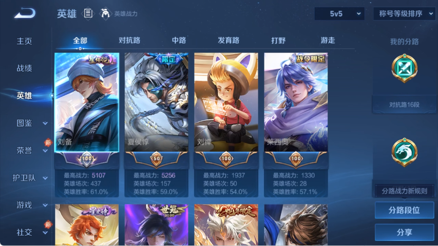 WZLX4271391王者荣耀账号详情图2