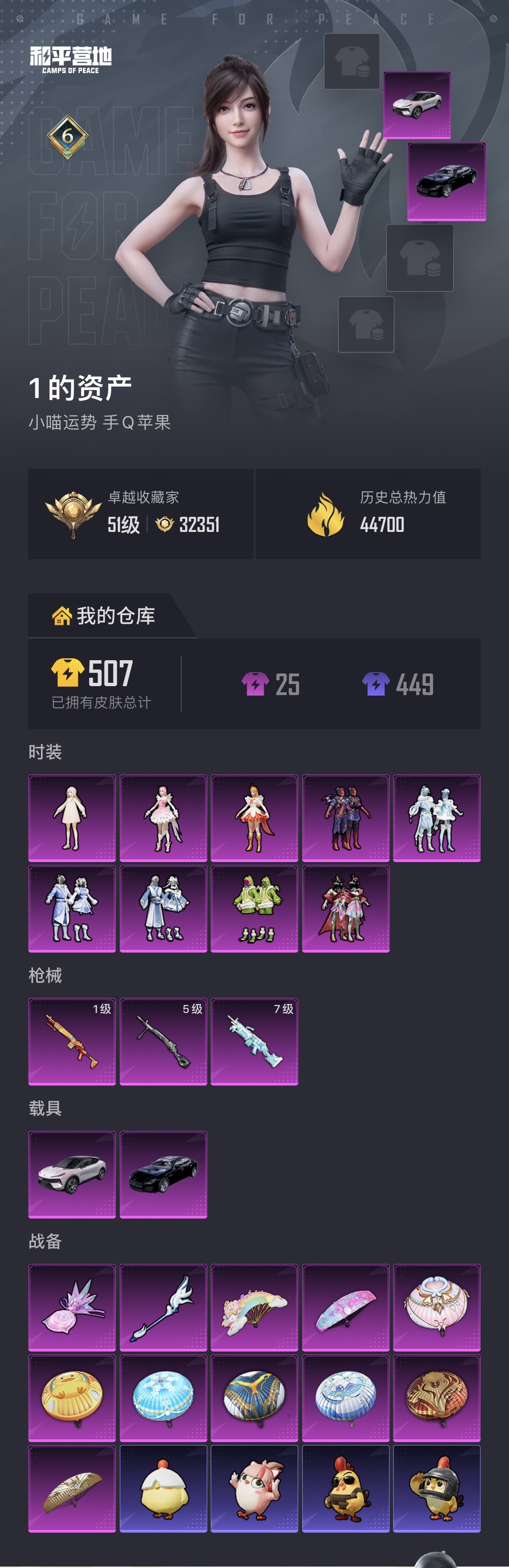 HPLX4153271和平精英账号详情图14 HPLX4153271和平精英账号详情图14