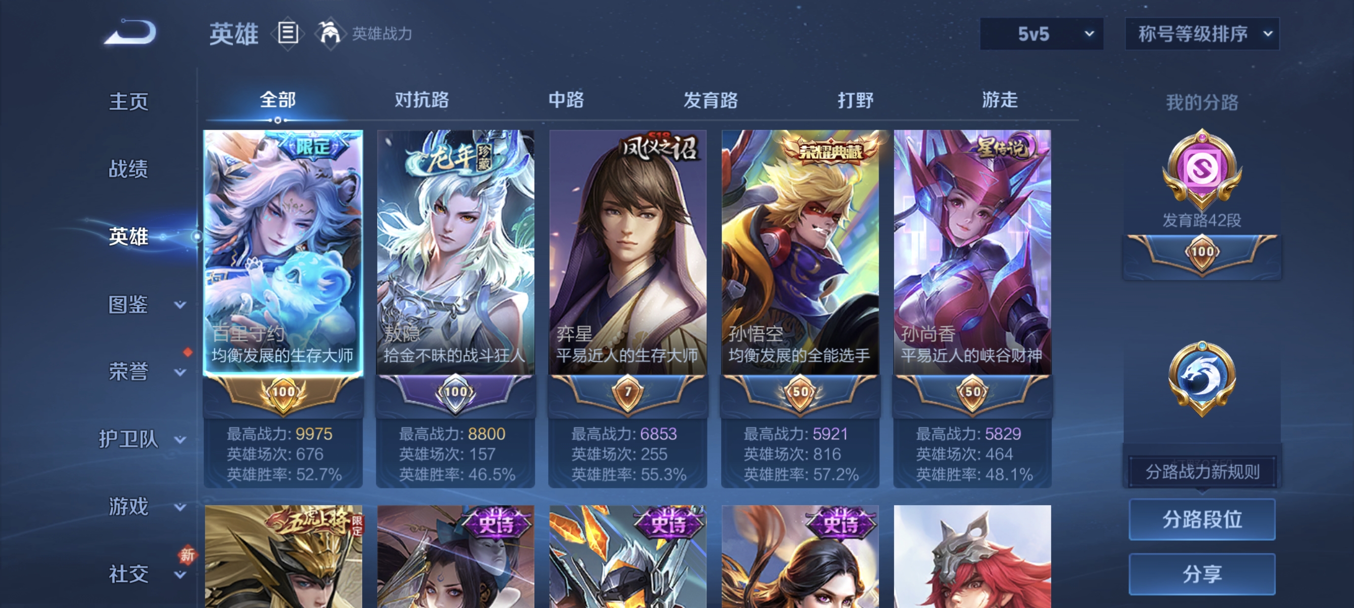 WZLX4273427王者荣耀账号详情图2