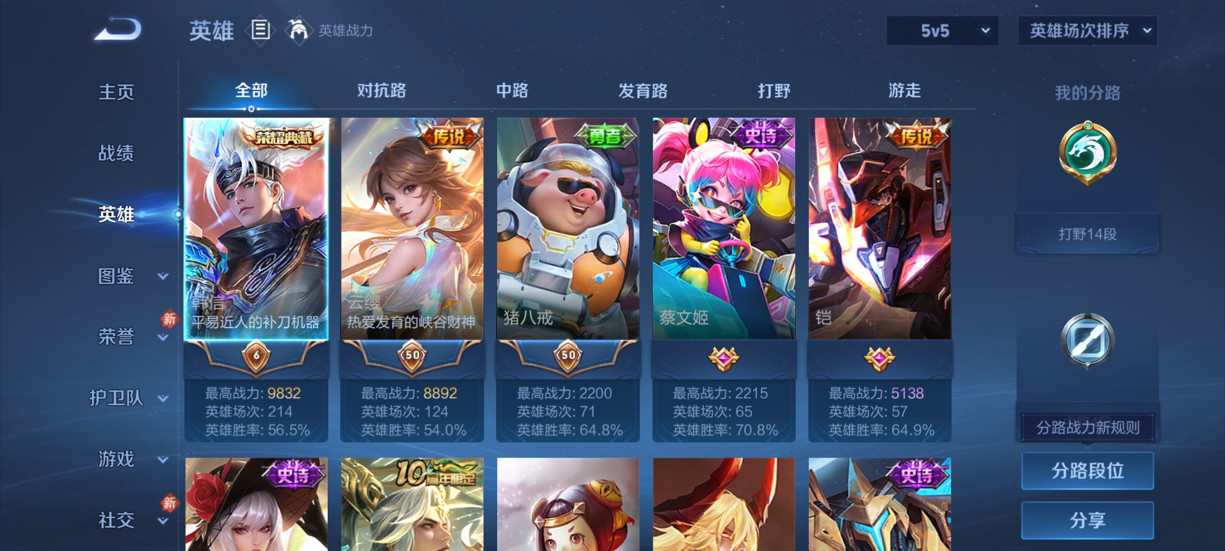 WZLX4273378王者荣耀账号详情图2