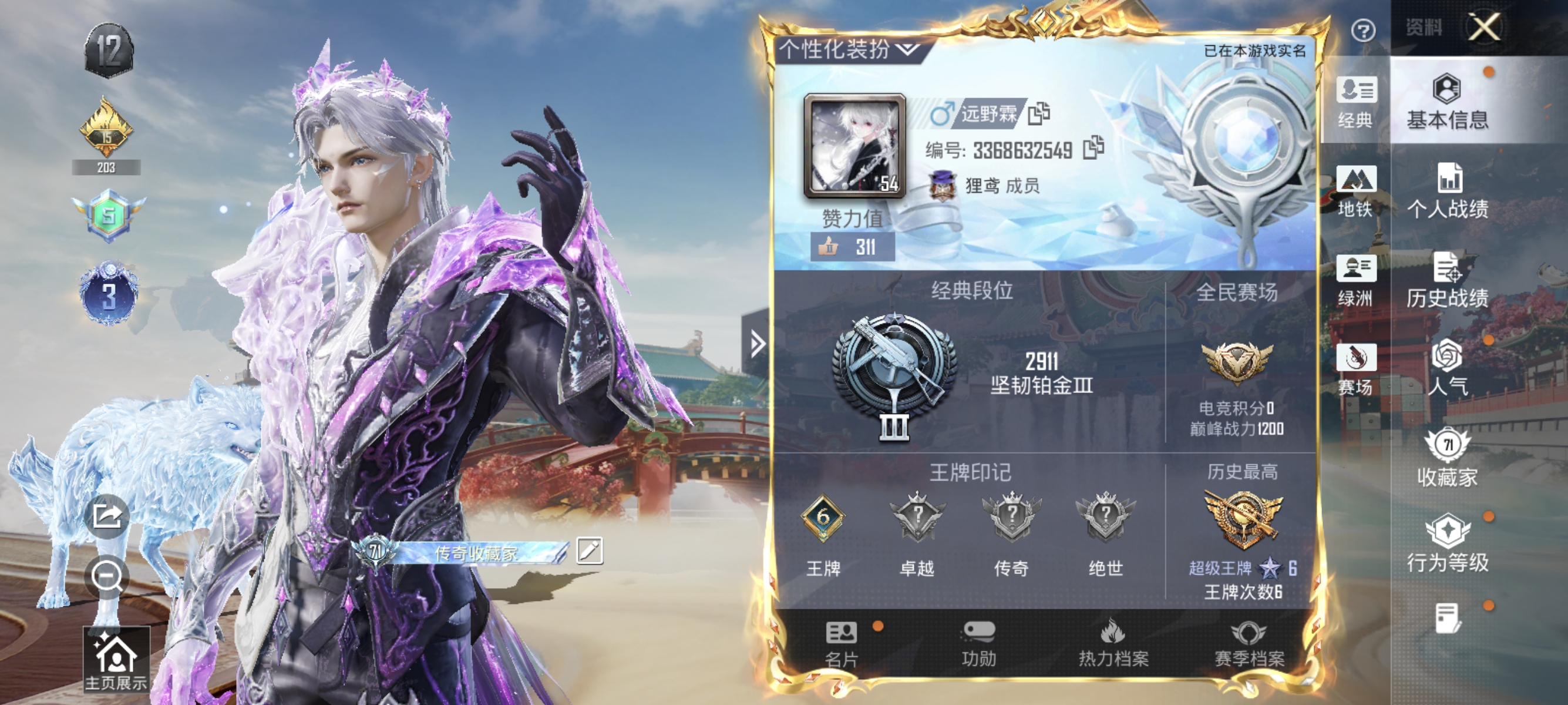 HPLX4153319和平精英账号详情图2