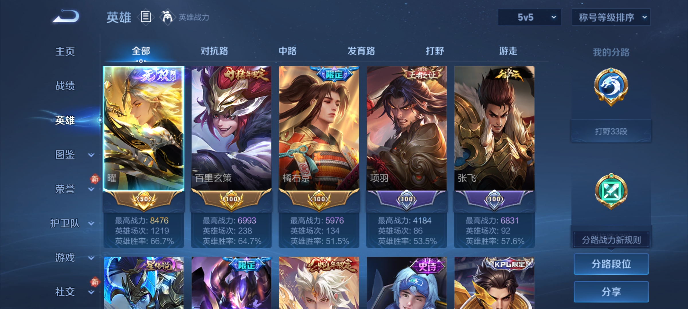 WZLX4273386王者荣耀账号详情图2