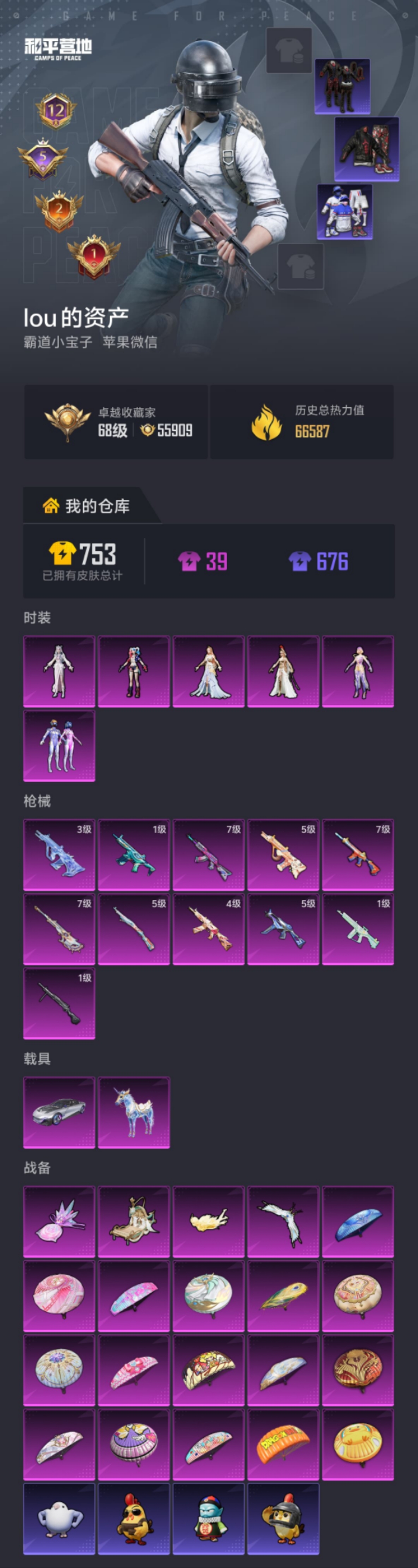 HPLX4154513和平精英账号详情图20