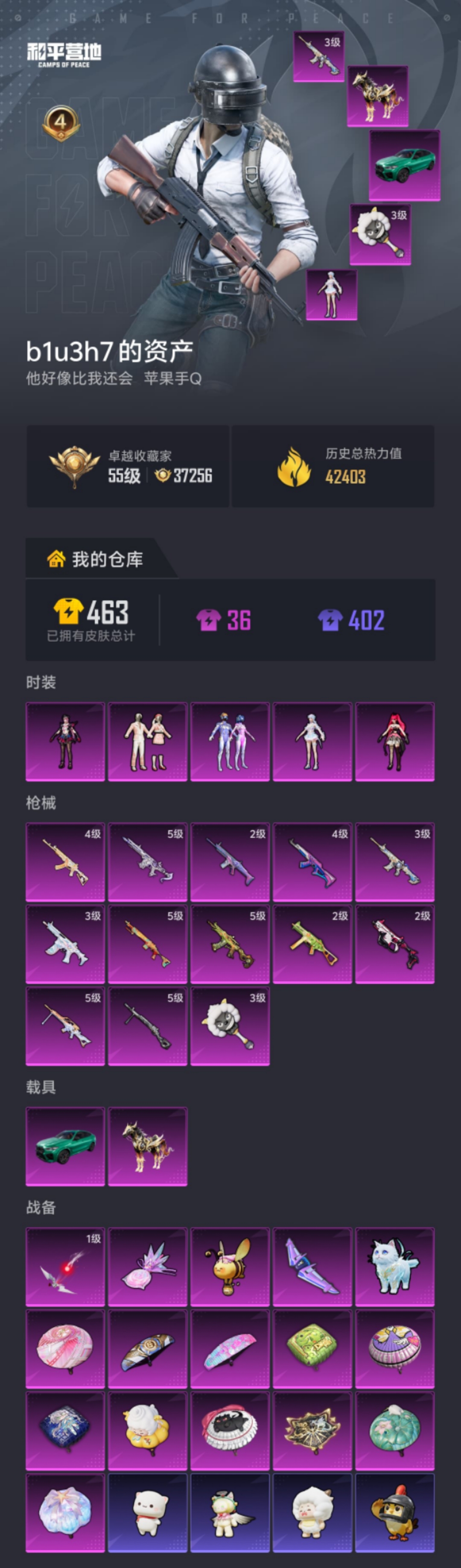 HPLX4154394和平精英账号详情图21