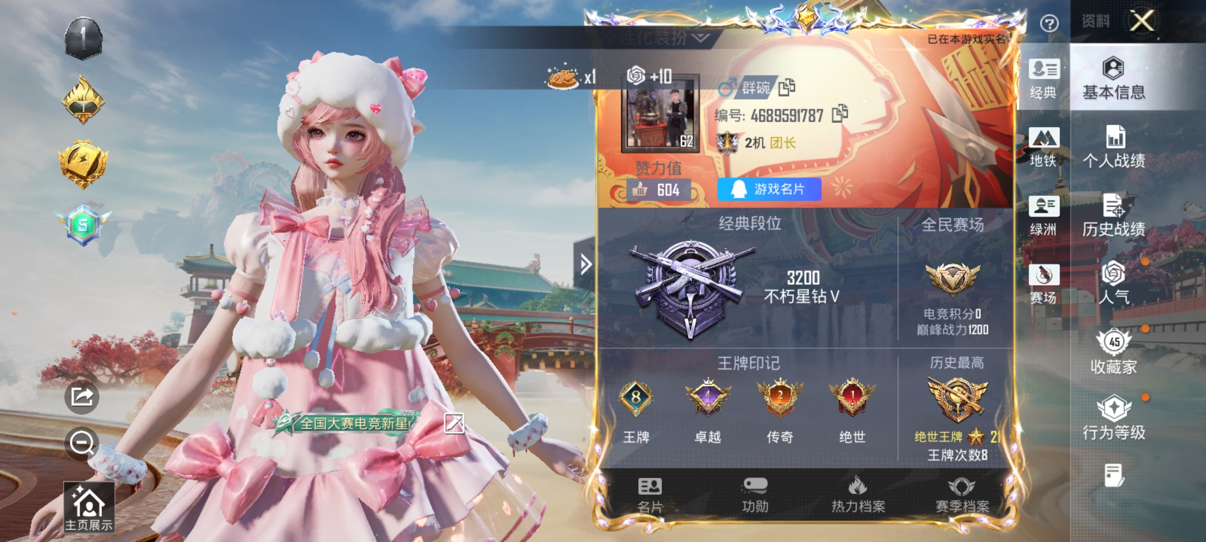 HPLX4155578和平精英账号详情图2