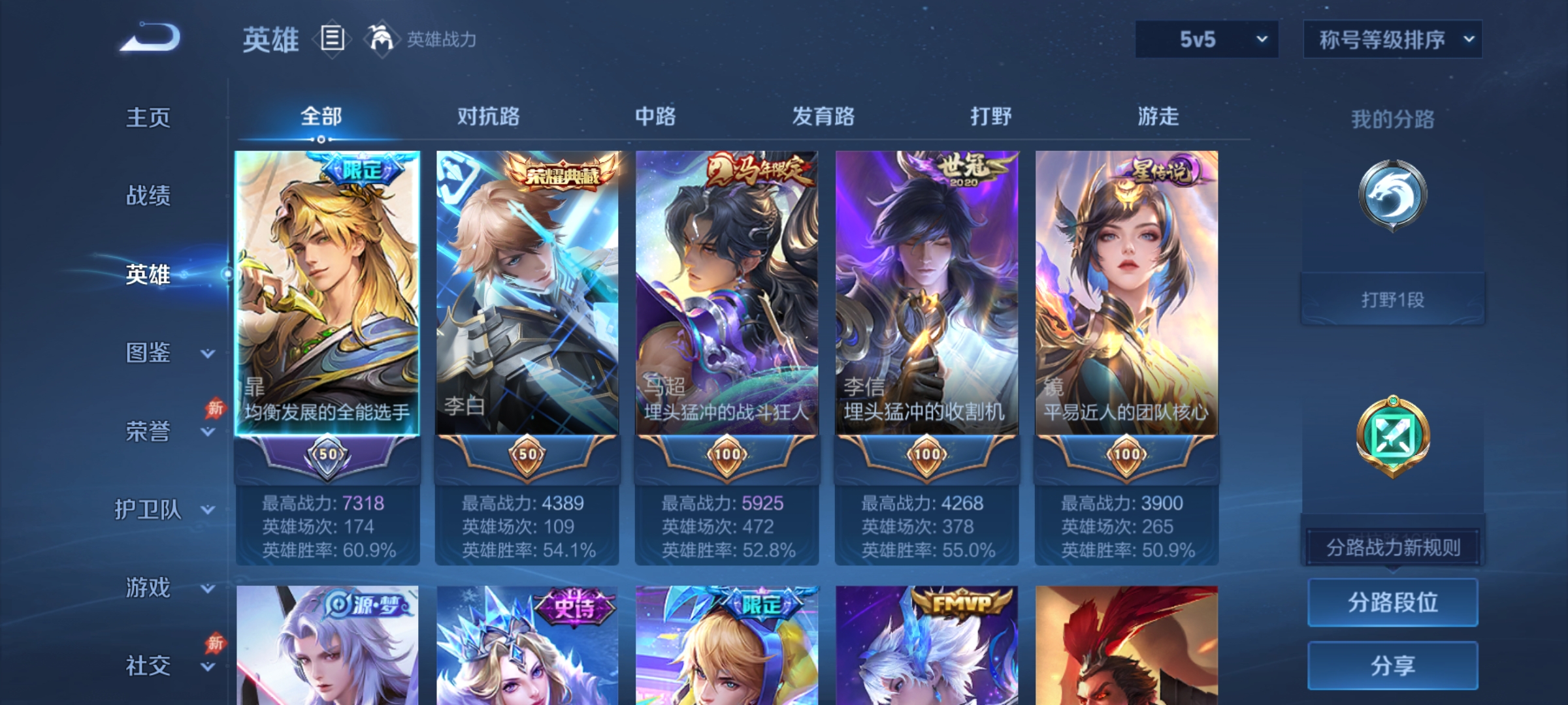 WZLX4276981王者荣耀账号详情图2