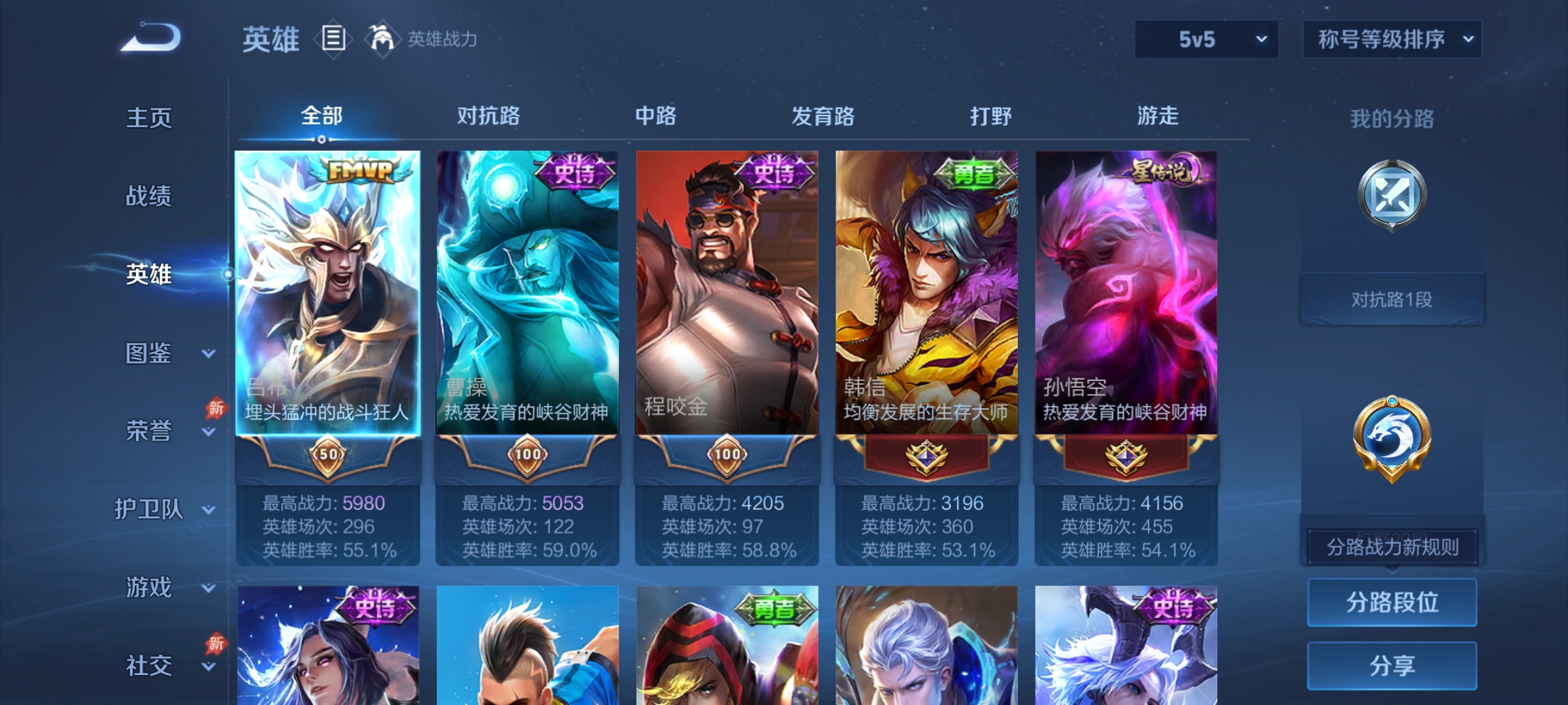 WZLX4276987王者荣耀账号详情图2