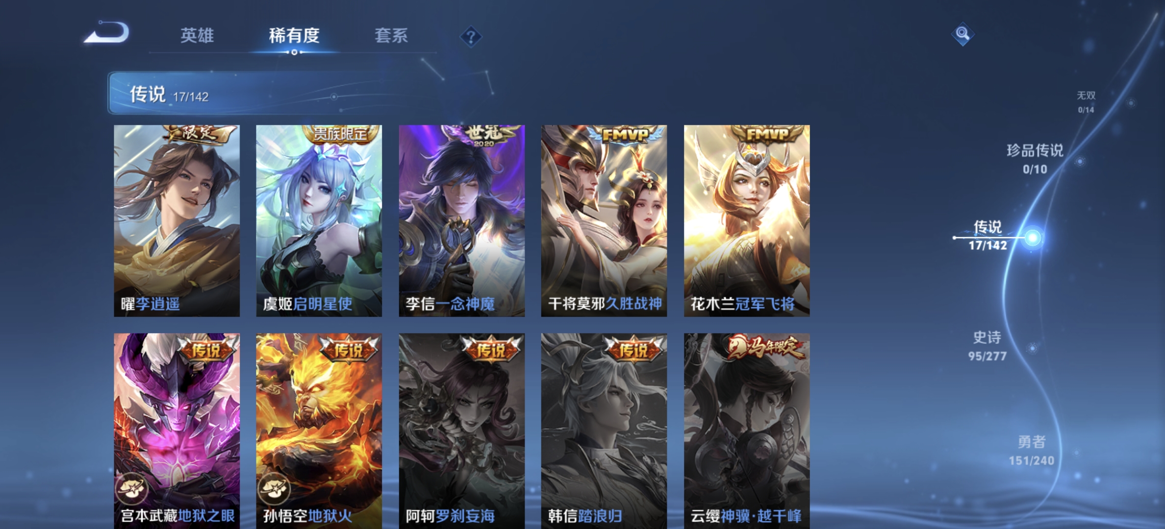 WZLX4281582王者荣耀账号详情图6