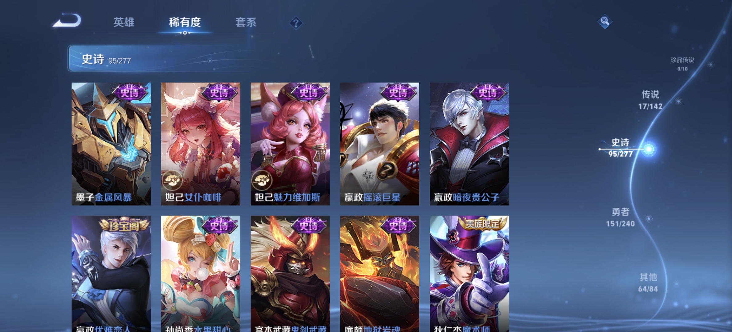 WZLX4281582王者荣耀账号详情图15