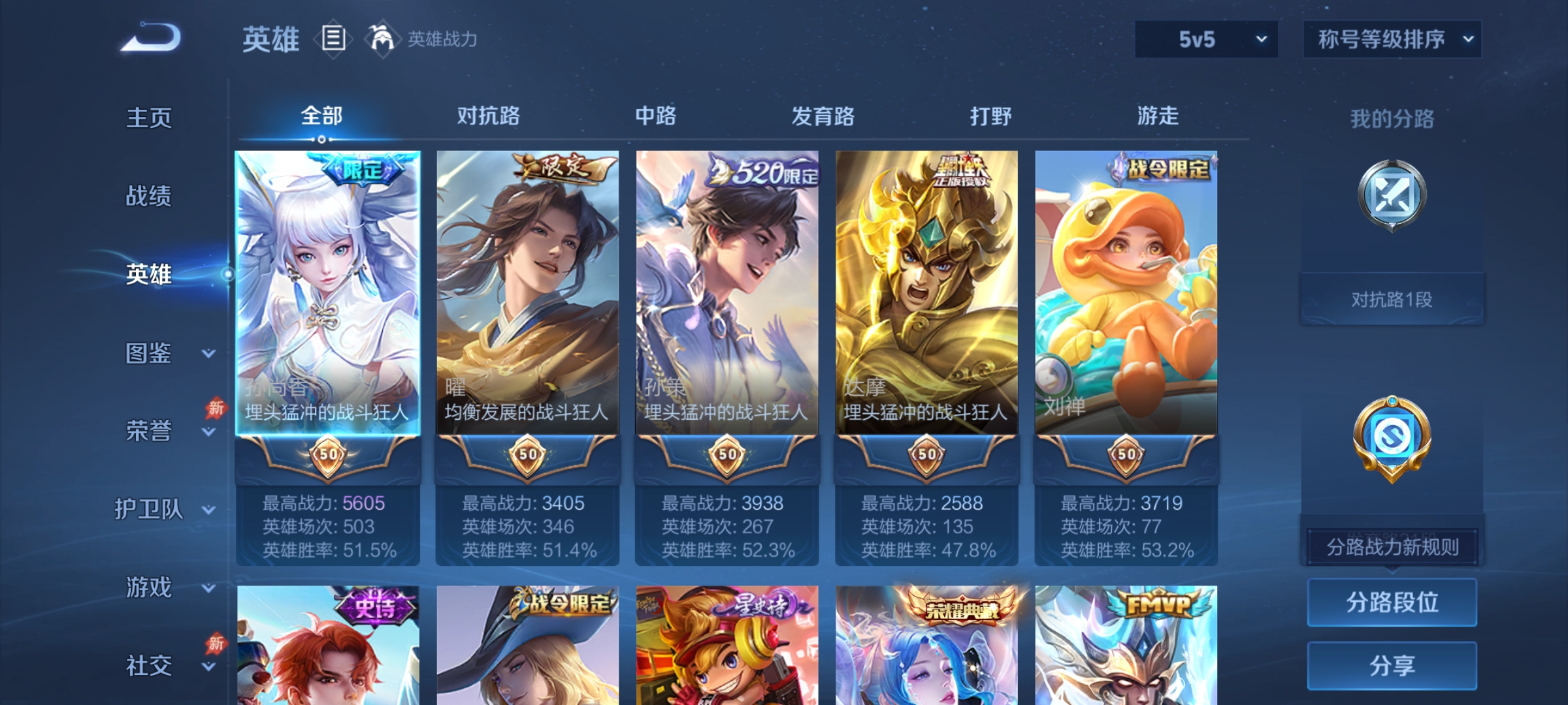 WZLX4279716王者荣耀账号详情图2