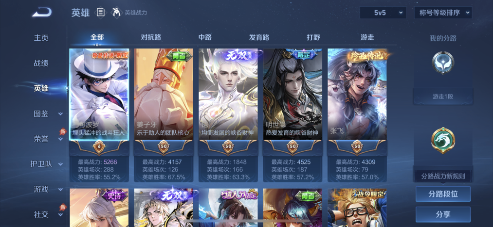 WZLX4281602王者荣耀账号详情图2