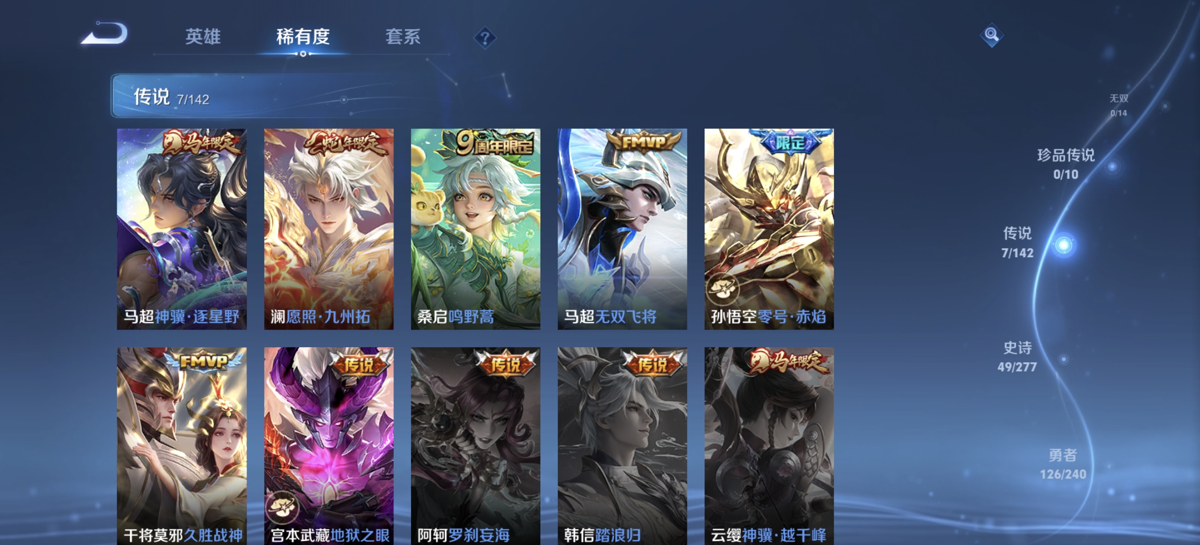 WZLX4282120王者荣耀账号详情图5