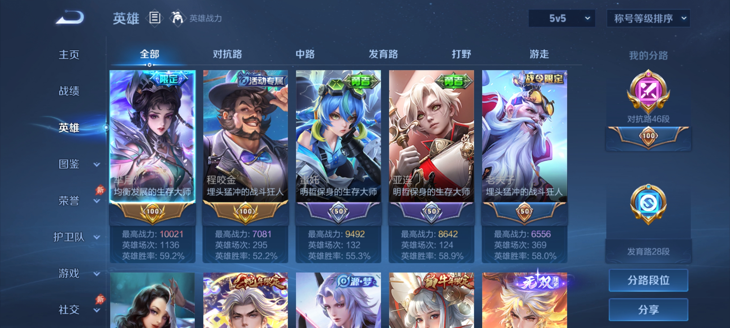 WZLX4282099王者荣耀账号详情图2 WZLX4282099王者荣耀账号详情图2