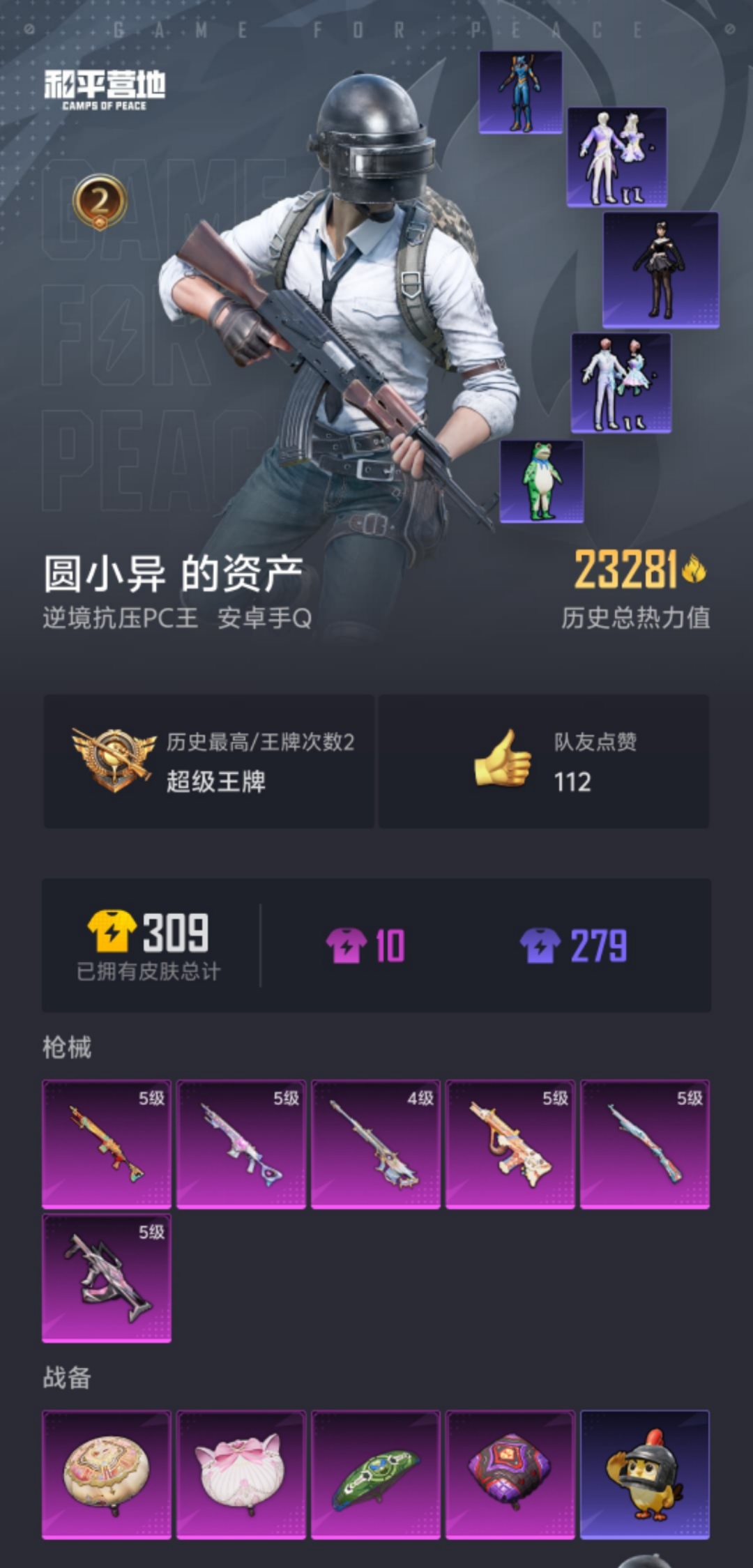 HPLX4159465和平精英账号详情图15 HPLX4159465和平精英账号详情图15