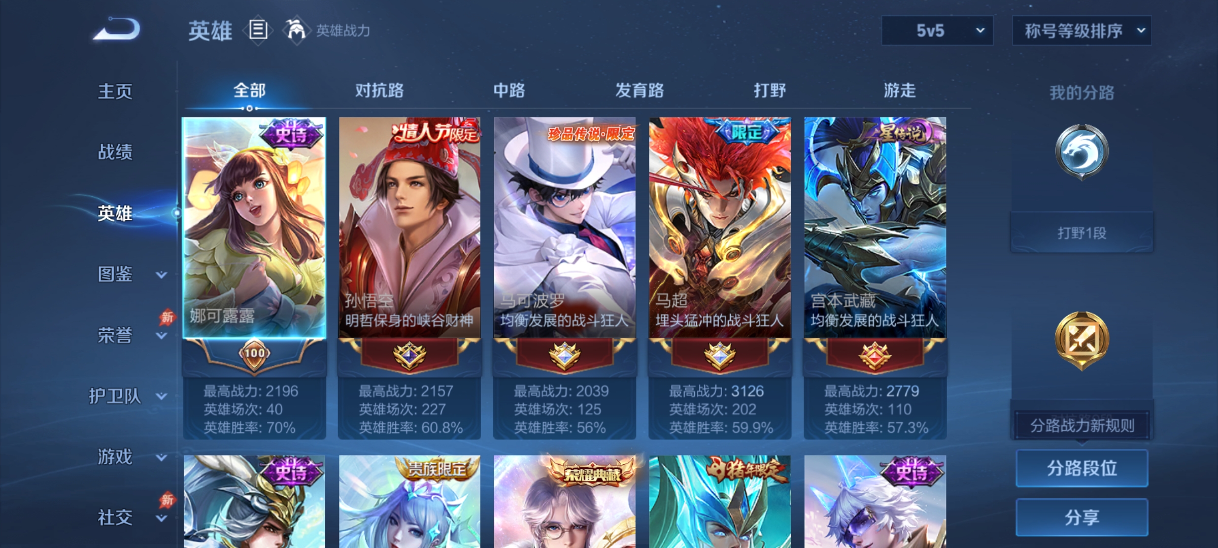 WZLX4283486王者荣耀账号详情图2 WZLX4283486王者荣耀账号详情图2