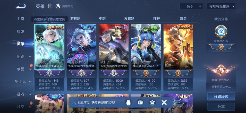 WZLX4287421王者荣耀账号详情图2