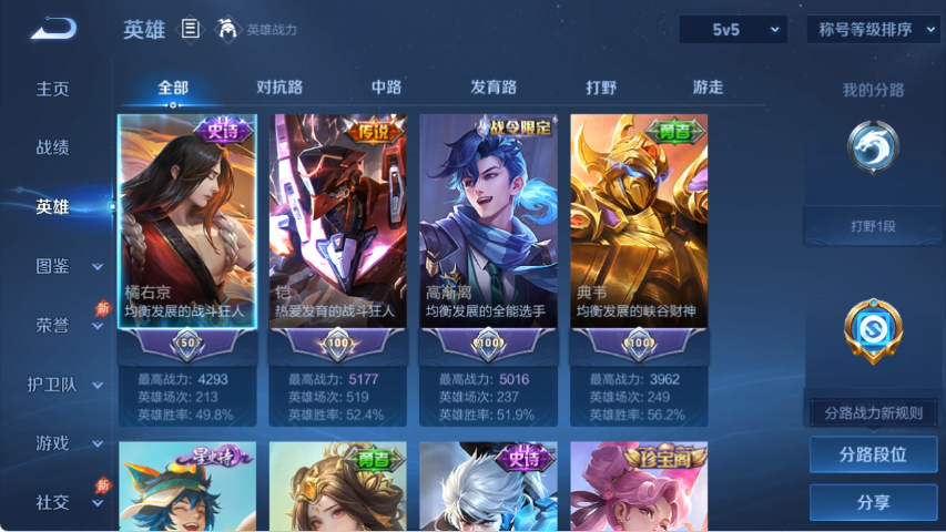 WZLX4287424王者荣耀账号详情图2