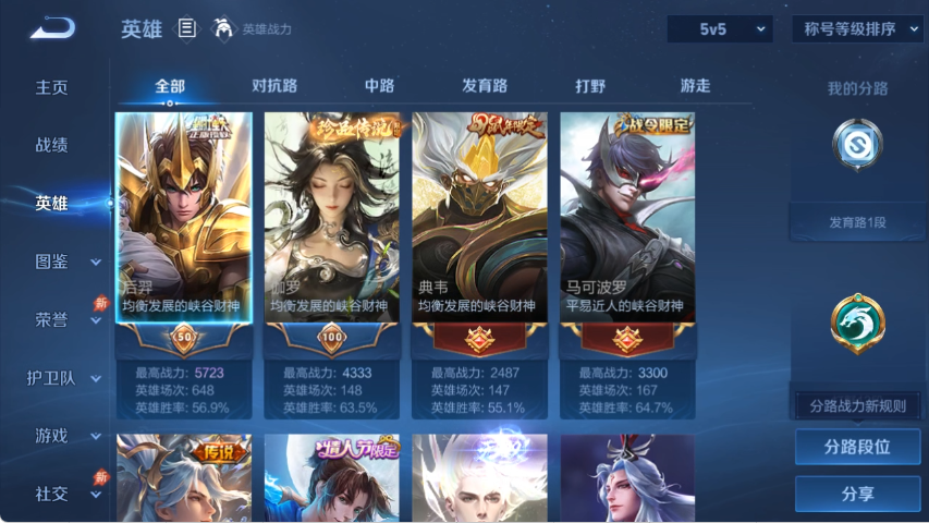 WZLX4287408王者荣耀账号详情图2