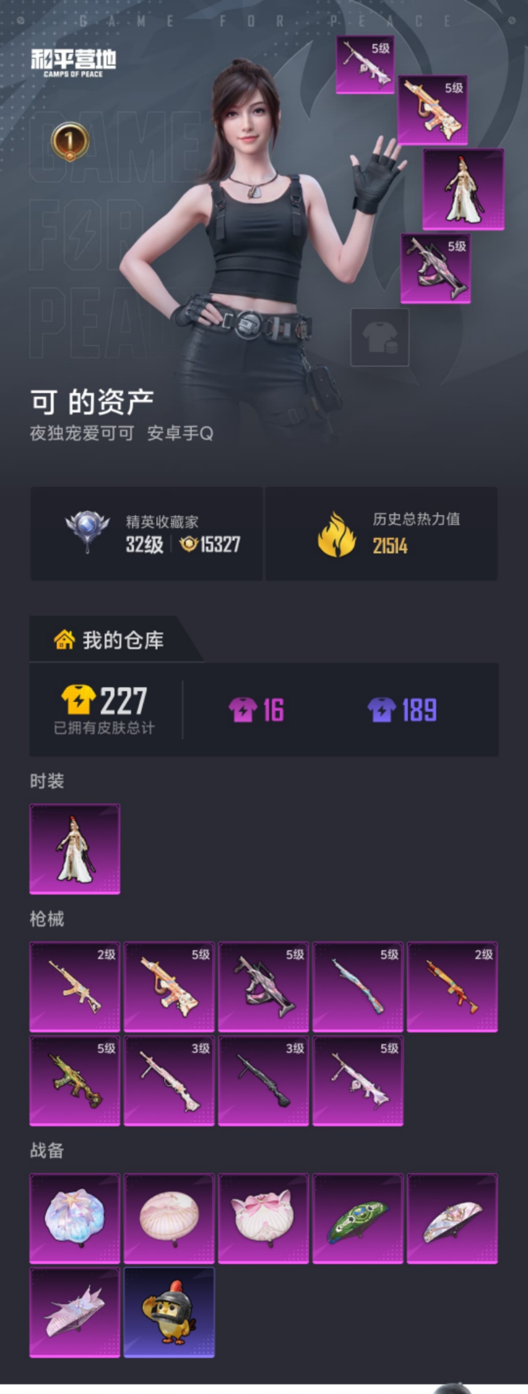 HPLX4163060和平精英账号详情图17 HPLX4163060和平精英账号详情图17