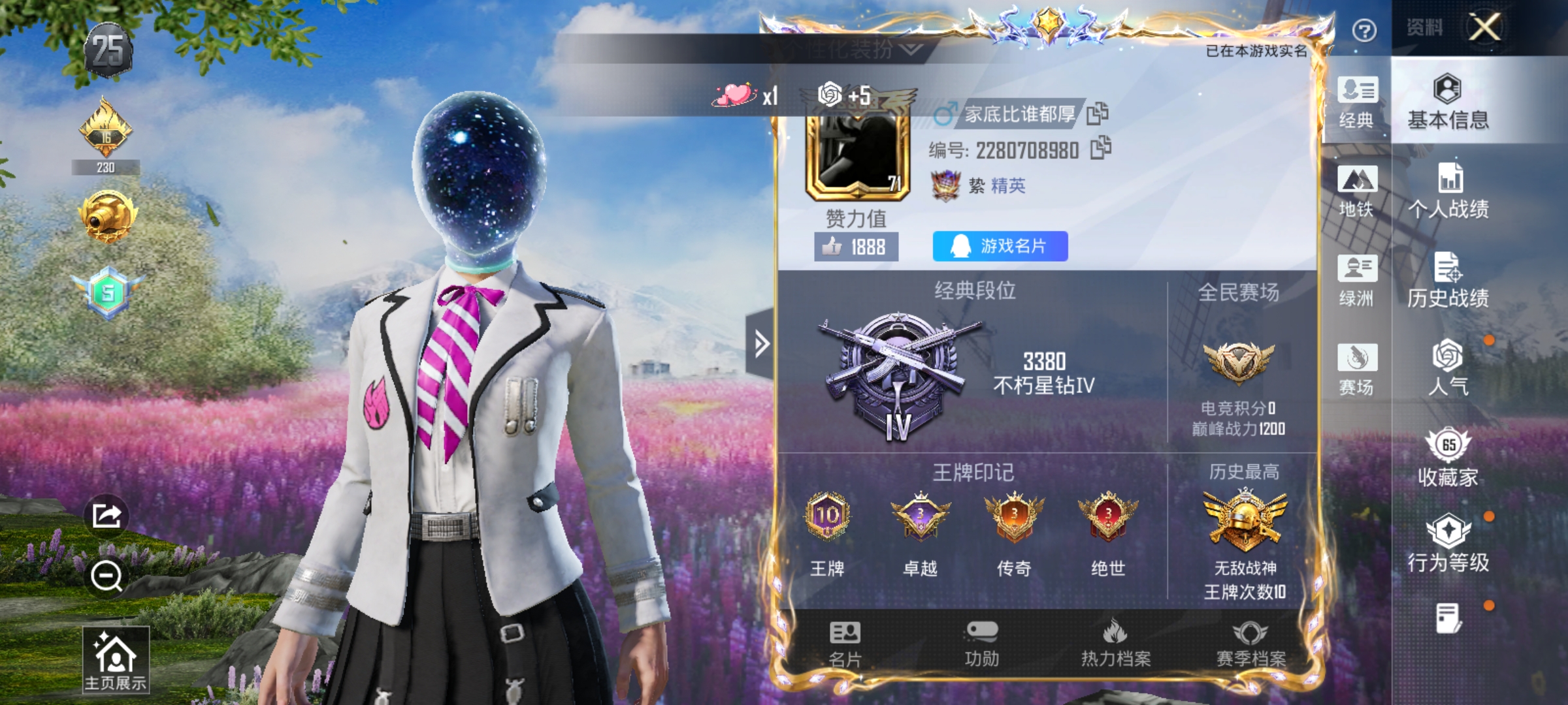 HPLX4163042和平精英账号详情图2