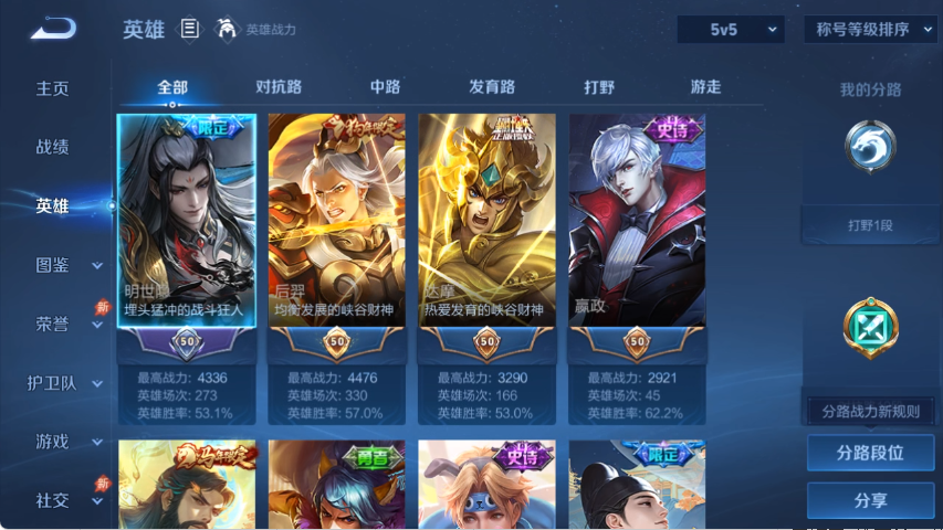 WZLX4287462王者荣耀账号详情图2