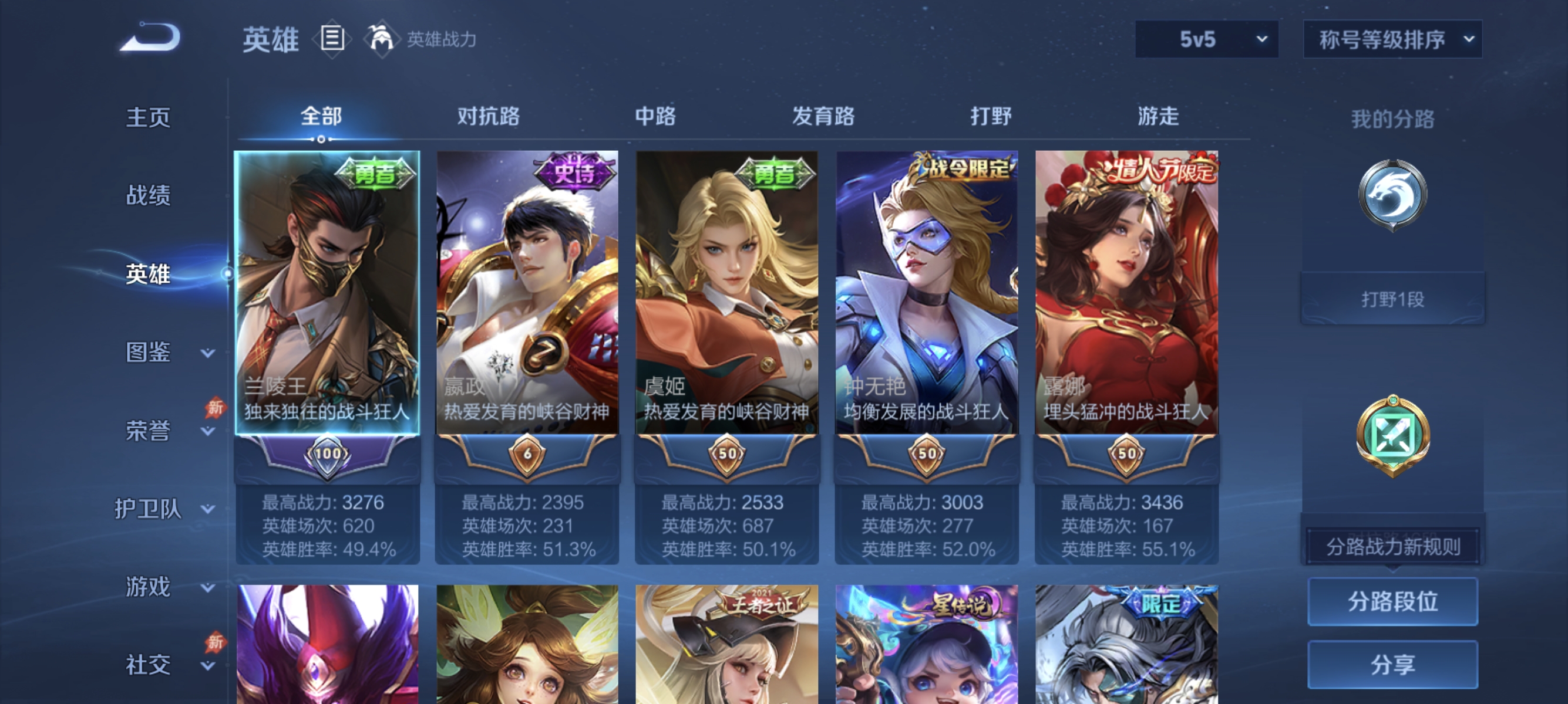 WZLX4287464王者荣耀账号详情图2