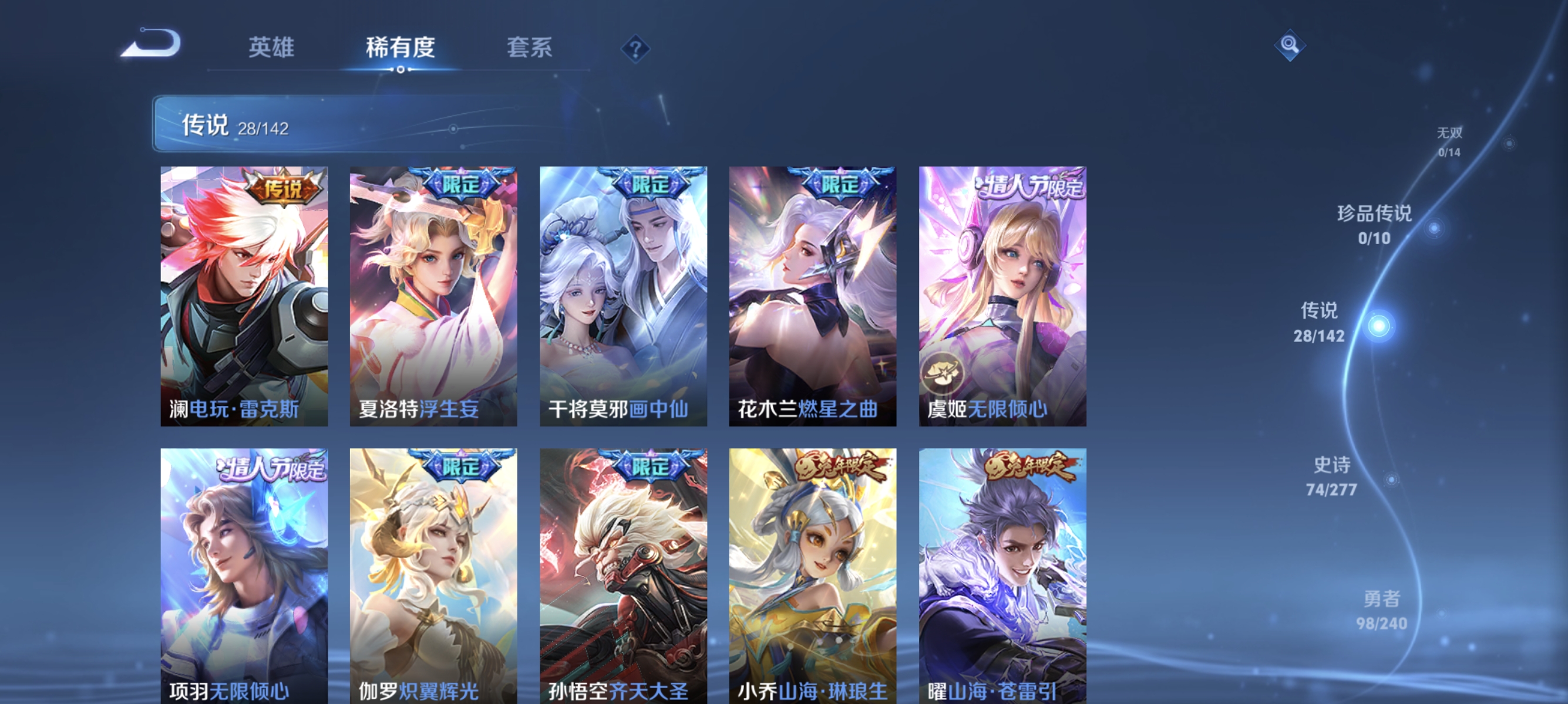 WZLX4289957王者荣耀账号详情图5