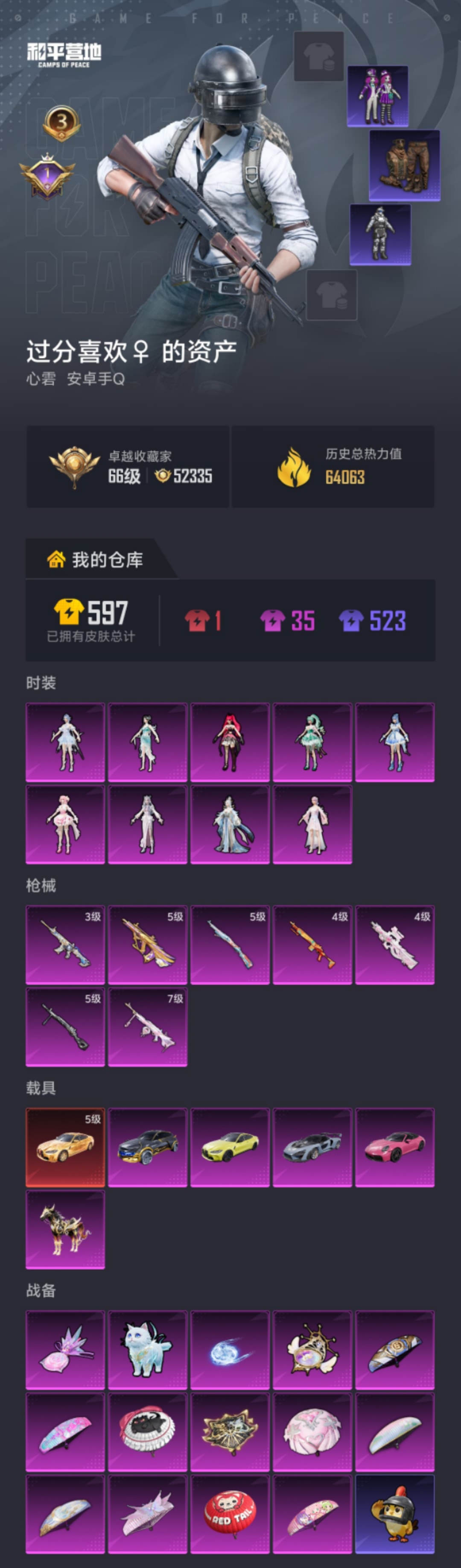 HPLX4164421和平精英账号详情图19 HPLX4164421和平精英账号详情图19