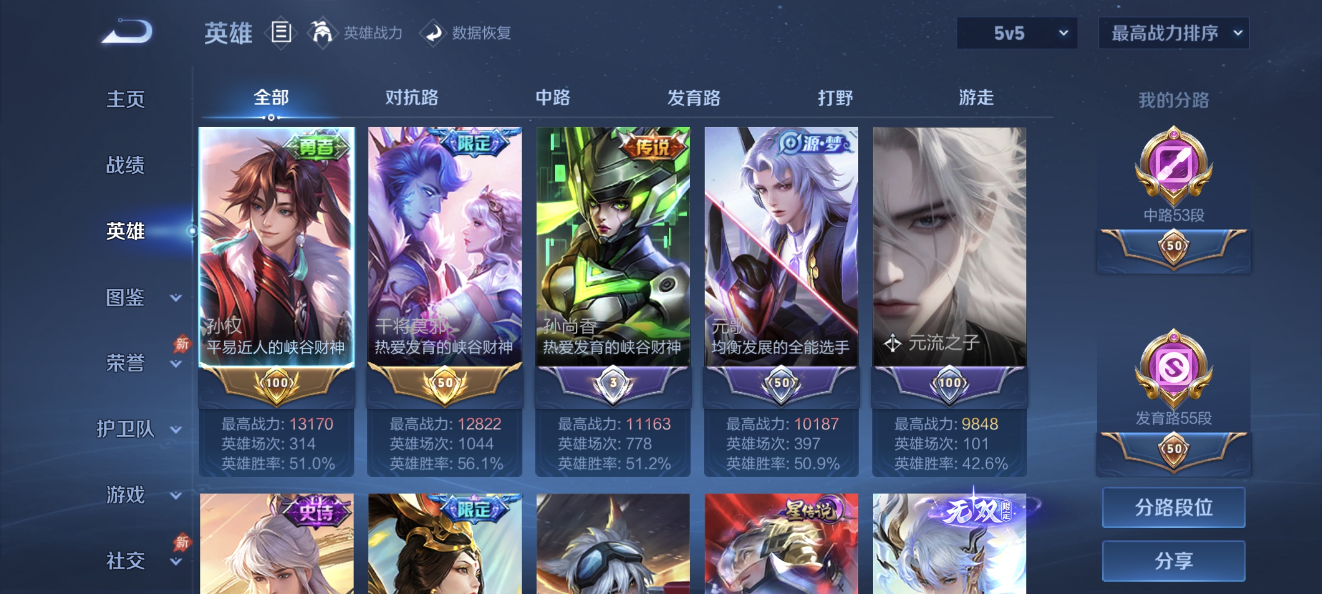 WZLX4289790王者荣耀账号详情图3