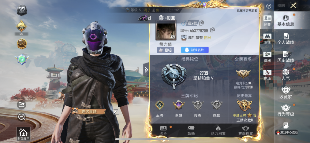 HPLX4164230和平精英账号详情图2