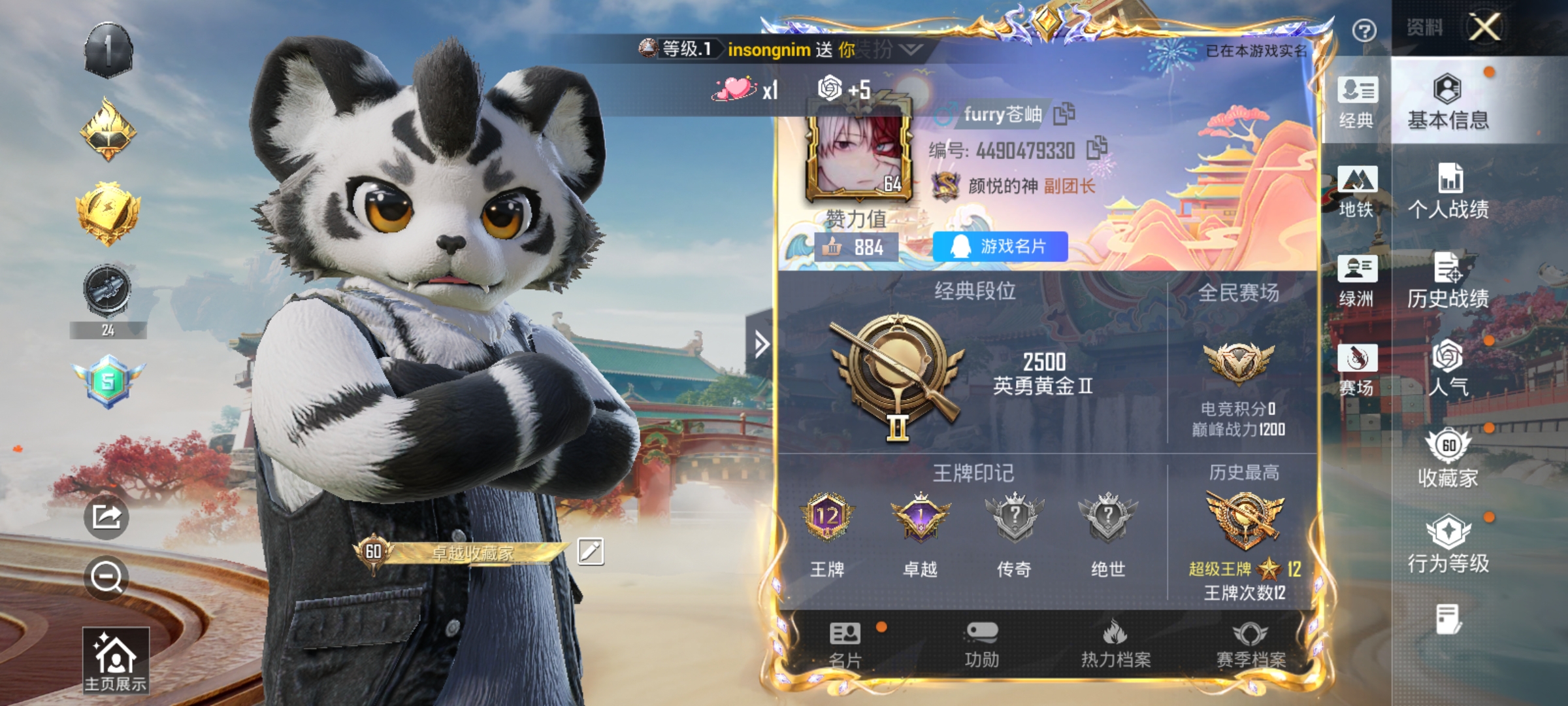 HPLX4164370和平精英账号详情图2